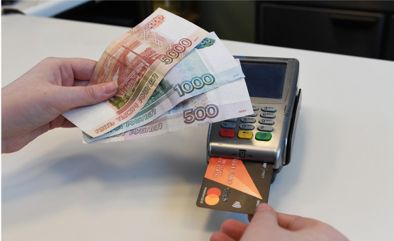 cash and card
