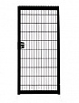 Калитка из сварной сетки 3D 1х1,53м d4мм, правая, черный RAL9005