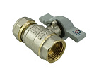 Кран шаровый для металлопластиковых труб 16(цанга)х1/2"(гайка) бабочка