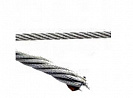 Трос DIN3055 стальной М4, моток 5м