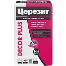 Штукатурка Ceresit Dekor Plus минеральная, декоративная 25кг