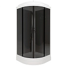 Душевая кабина Грэй-Блэк А Triton 900х900х2150мм тонированное стекло, низкий поддон