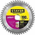 Диск пильный по ламинату (Stayer) 190x30/20мм, 56 зубов