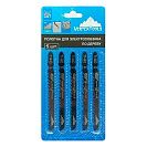 Пилки для электролобзика по дереву Vertextools, T144D, быстрый рез, 75/100мм, 5шт