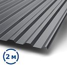 Профнастил МП20 2х1,15м ЭКОНОМ серый графит RAL7024