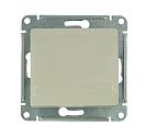 Выключатель одноклавишный встраиваемый Atlas Design (Systeme Electric/Schneider Electric), бежевый (ATN000211)